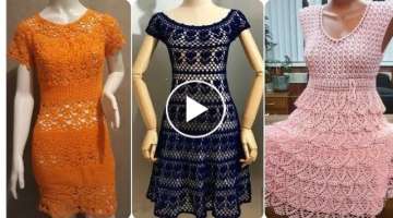 Most beautiful latest stylish crochet handknitted long maxi skirts blouse top designs for women20...