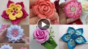 Gorgeous and most design free crochet pattern crochet flower applique patterns home decorations 2...