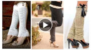 Awesome Fantastic Crochet Pattern Of Leg Warmer Design Collection For Young Girls
