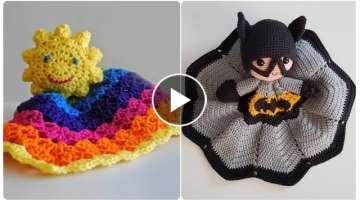 MODERN AND AWESOME FREE CROCHET LOVEY BLANKET PATTERN DESIGN AND IDEAS FOR BABIES