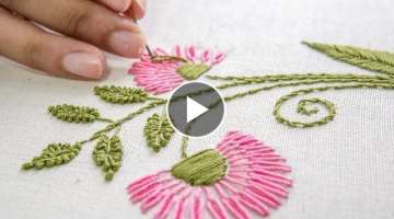 Embroidery Flower Designs Hand Stitching Ideas by HandiWorks