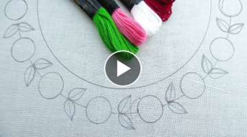 Super Unique Hand Embroidery Neck Design for Kurti Brazilian Embroidery Stitches Flower Design
