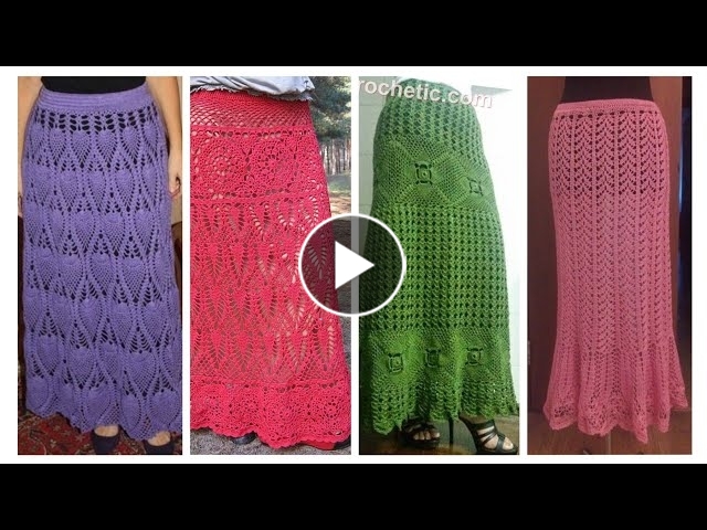 Stylish And Beautiful Crochet Laces And Crochet Skirts Designs Ideas C