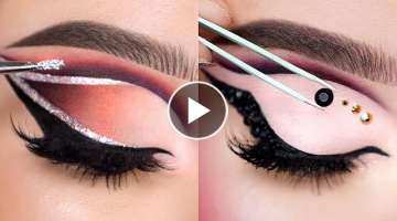 Party / Bridal eye makeup Tutorial || Easy Cut crease Eye Makeup 2022