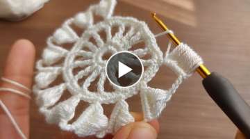 Super Easy Crochet Knitting Pattern - Tığ İşi Çok Kolay Çok Güzel Örgü Modeli
