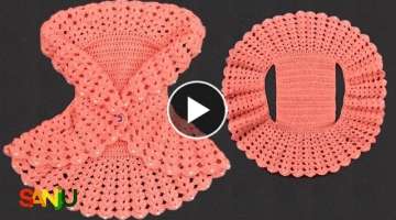 Crochet Bolero Jacket for baby girl | क्रोशै बोलेरो जैकेट ब�...