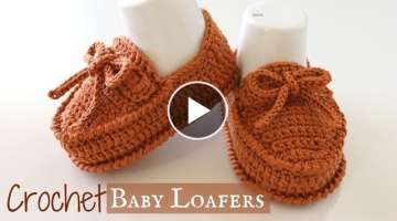Crochet Baby Loafers / Shoes