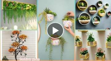 wall decor ideas/hanging planters/flowers pot wall frames/wall plants/balcony flower stands