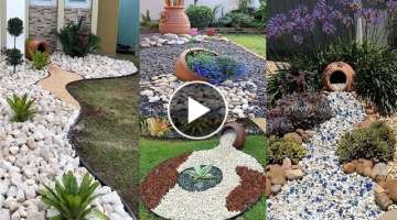 56 Eye Catching DIY Garden Ideas of Rocks and Pots You’ll Like | garden ideas