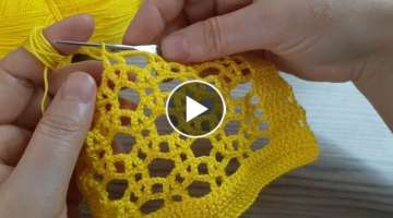 Super summery crochet pattern / Yazlık Tığ işi örgü modeli / Sommer Häkelstrickmuster