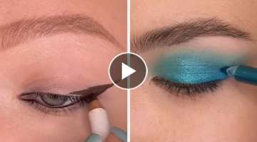 WINGED EYELINER TUTORIALS | 16 Beautiful Eyes Makeup Ideas | Compilation Plus