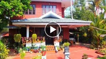 Traditional house and beautiful garden/Hanging plants/Garden ideas/Indoor plants/Salu koshy/Veedu...