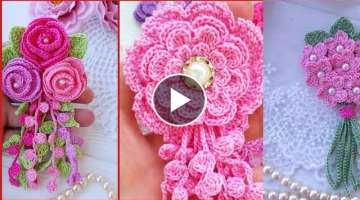 Beautiful 40+ crochet applique flowers design pattern and ideas