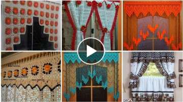 Stunning And Trendy Crochet Curtains Designs Patterns And Ideas