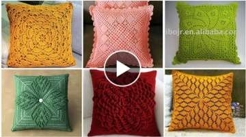 Elegant And Attractive Crochet Solid Color Cushion Cover Designs Ideas