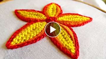 Fancy Flower Embroidery Design #3 (Hand Embroidery Work)