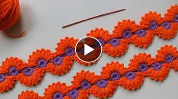 Sunflower Pattern Design#Toran Patti#Crochet Pattern#Woolen art and craft @Creative Sarita