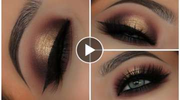 Gold & Black Halo Smokey Eyes | Amys Makeup Box