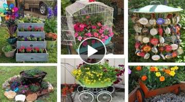 30 gorgeous garden upcycling ideas | garden ideas