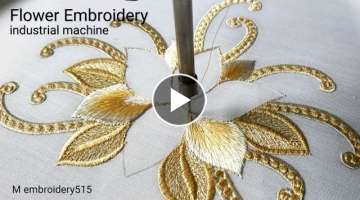 Flower Straight stitch Embroidery Design Machine Embroidery industrial zigzag machine