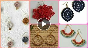 So Elegant And Adorable Crochet Earrings patterns And Ideas