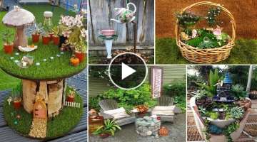 48+ The Ideas Of DIY Back Garden Decoration Becomes A Great Fairy Garden | garden ideas