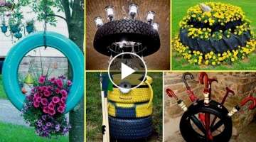 ✴DIY Creative Ideas To Recycle Old Tires | Home decor & Organization | Recycle Projects✴
