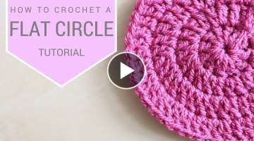 CROCHET: How to crochet a flat circle | Bella Coco
