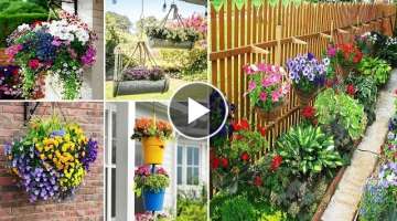 69+ Ideas Design Flower SMALL HANGING GARDEN | Beautiful Small Garden