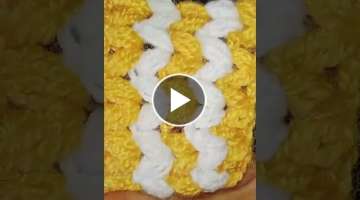 Crochet pattern design | Crochet easy pattern | #woolencraft #shorts