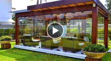 100 Patio Design Ideas 2022 Backyard Garden Landscaping ideas House Exterior Rooftop Terrace Perg...