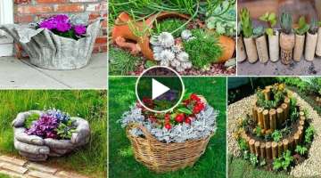 18 Unique and Creative Garden Planter Ideas You Never Thought Of | garden ideas