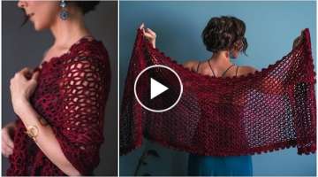 Step-by-Step: How to Crochet a Super Easy, Flower Inspired Shawl! Beginner Level Pattern – Cass...