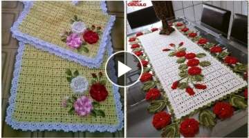 Crochet Patterns //Luxury Crochet Table Mats Designs Patterns And Ideas