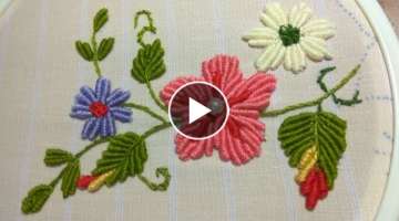 Hand Embroidery | Bullion Knot Stitch | French Knot