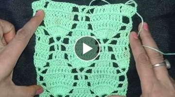Leaf pattern crochet shawl design/for beginners/क्रोशिया की सुंदर ...