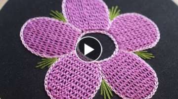 Beautiful hand embroidery Raised chain stitch for dresses