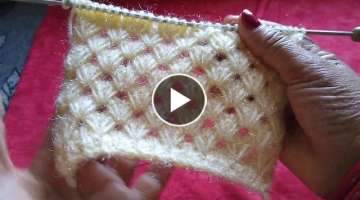New knitting design pattern