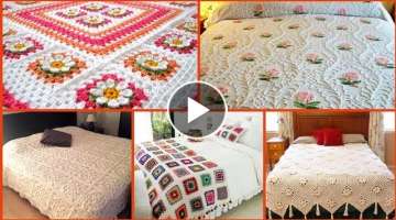 Top Class Crochet Bedsheets Designs //Beautiful Crochet Bedsheet Patrerns Ideas