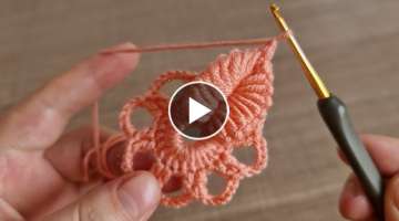 Super Easy Crochet Knitting Pattern - Tığ İşi Çok Kolay Gösterişli Örgü Modeli...