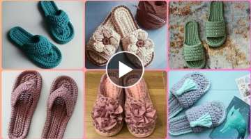 Most Beautiful And Decent Crochet Slippers Designs And Patterns For Girls