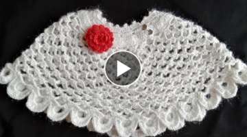 Most easy crochet poncho design / pattern