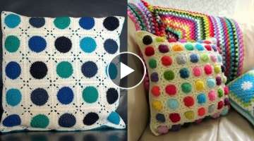 most Beautiful crochet Cushion covers Design Patterns