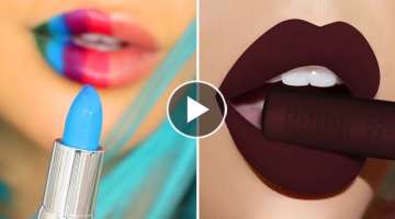 14 Perfect lipstick tutorials & charming lips art ideas compilation!