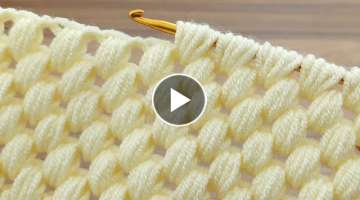 WONDERFUL ???????? Design Pattern*~Trend~ Super Easy Tunisian Crochet baby knitting online tutor...