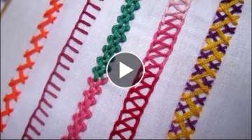 Basic Embroidery Stitches # Part-3 | Embroidery stitch for beginners
