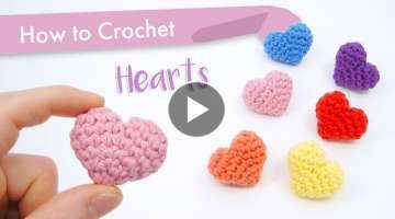 How to Crochet Classic Hearts || Beginner Pattern and Tutorial