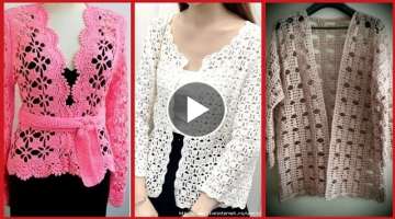 Crochet Cardigans //Sweater Designs Patterns Ideas / Most Beautiful Crochet Cardigans Style 2020