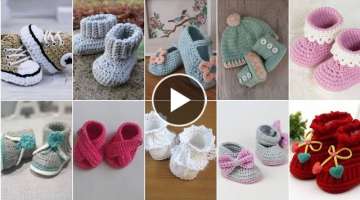 Top 100 Beautiful Crochet pattern shoes for baby 2023 | Latest crochet Pattern shoes Design 2023