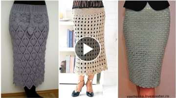 Latest Classic & Beautiful Crochet Skirt Designs And Ideas Collection For Girls 2021